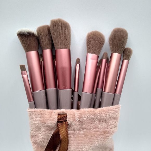 13PCS Soft Fluffy Makeup Brushes Set for cosmetics Foundation Blush Powder - Picture 3 of 4
